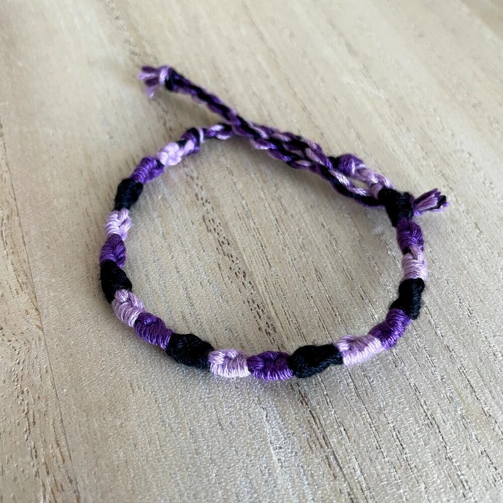 Zita Bracelet, anklet, trendy, comfortable, tie, embroidery thread, woven, gift,